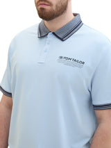 Plus - Poloshirt mit Logo Print