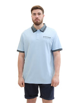 Plus - Poloshirt mit Logo Print