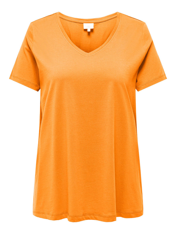 CARBONNIE LIFE S/S V-NECK A-SHAPE TEE
