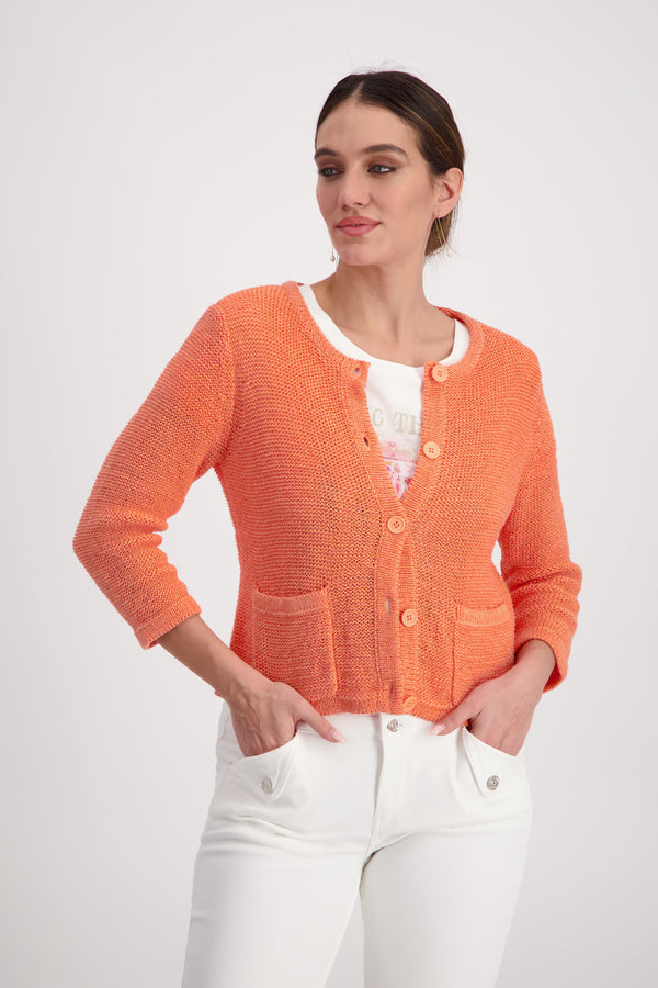 Strickjacke mit Taschen