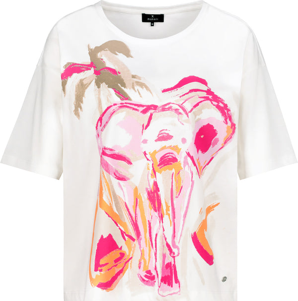Shirt mit Elefant Zeichnung