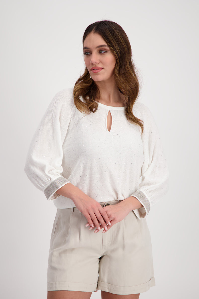 Pullover mit Pailletten