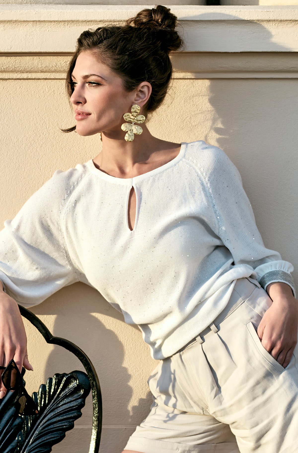 Pullover mit Pailletten