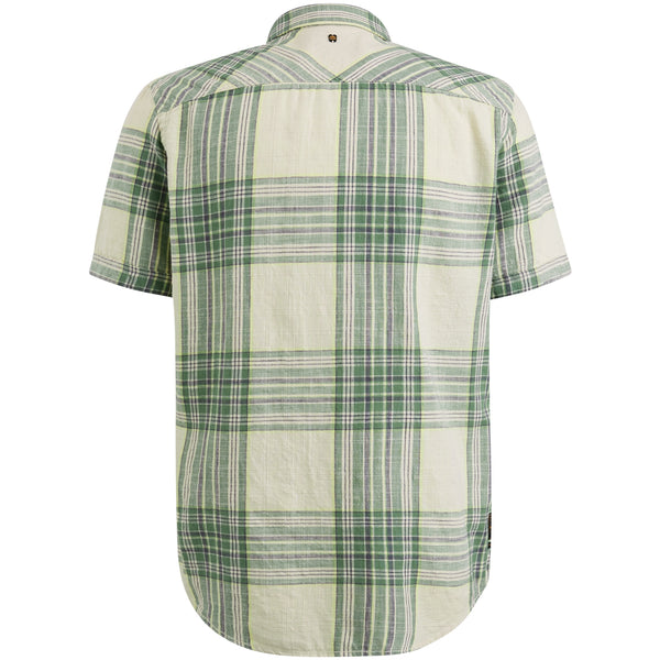 Short Sleeve Shirt Ctn Slub Check