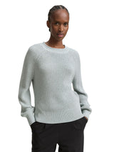Strickpullover mit leichten Ballonärmeln