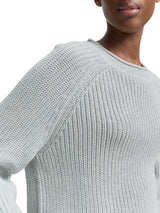 Strickpullover mit leichten Ballonärmeln