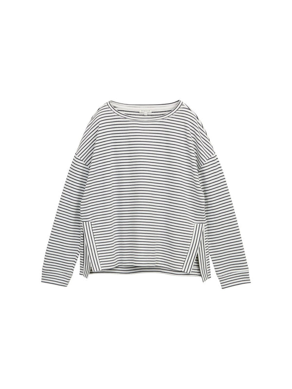 Sweatshirt mit Streifenmuster