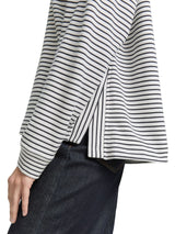 Sweatshirt mit Streifenmuster
