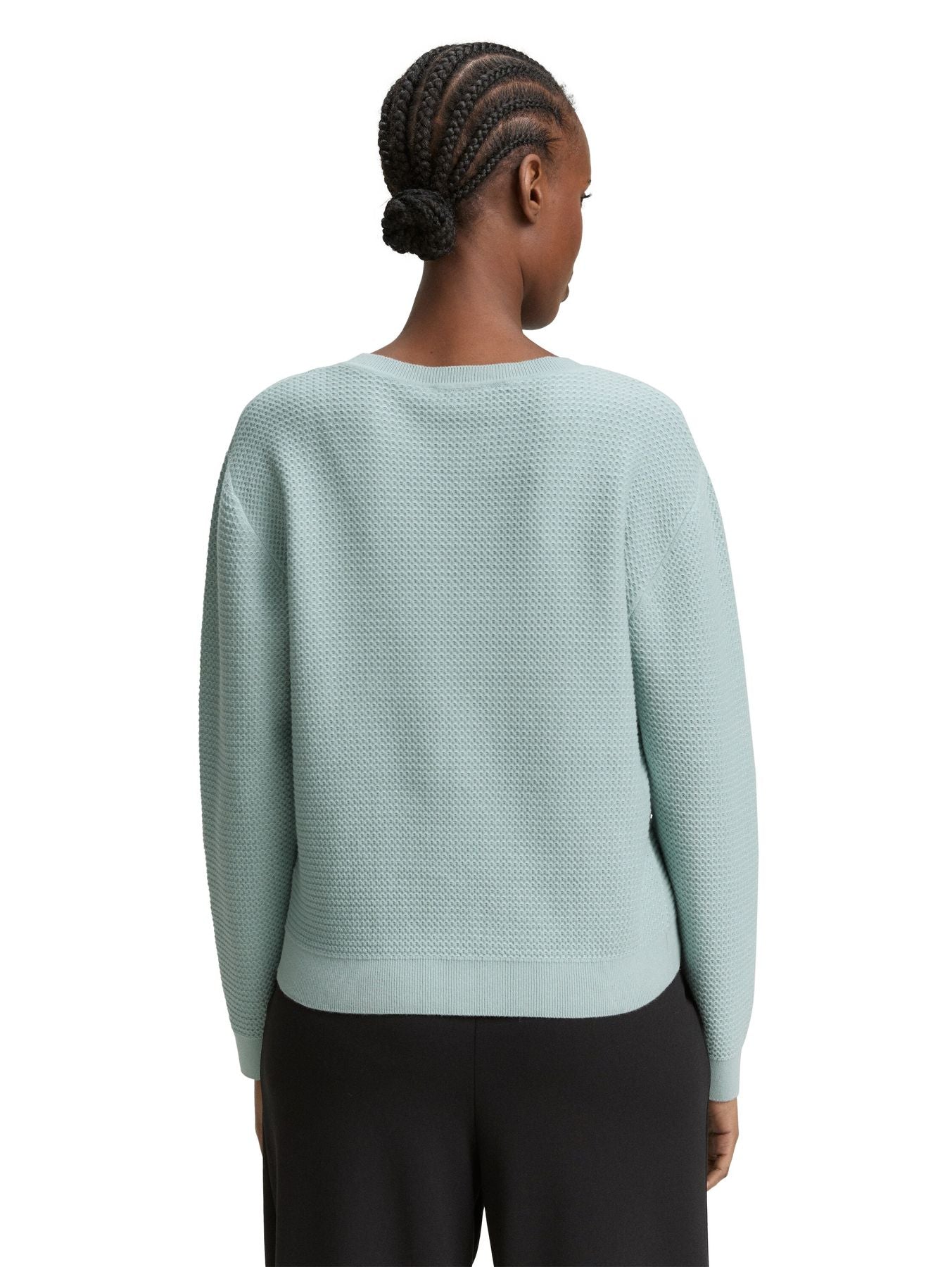 Strickpullover mit Rundhalsausschnitt