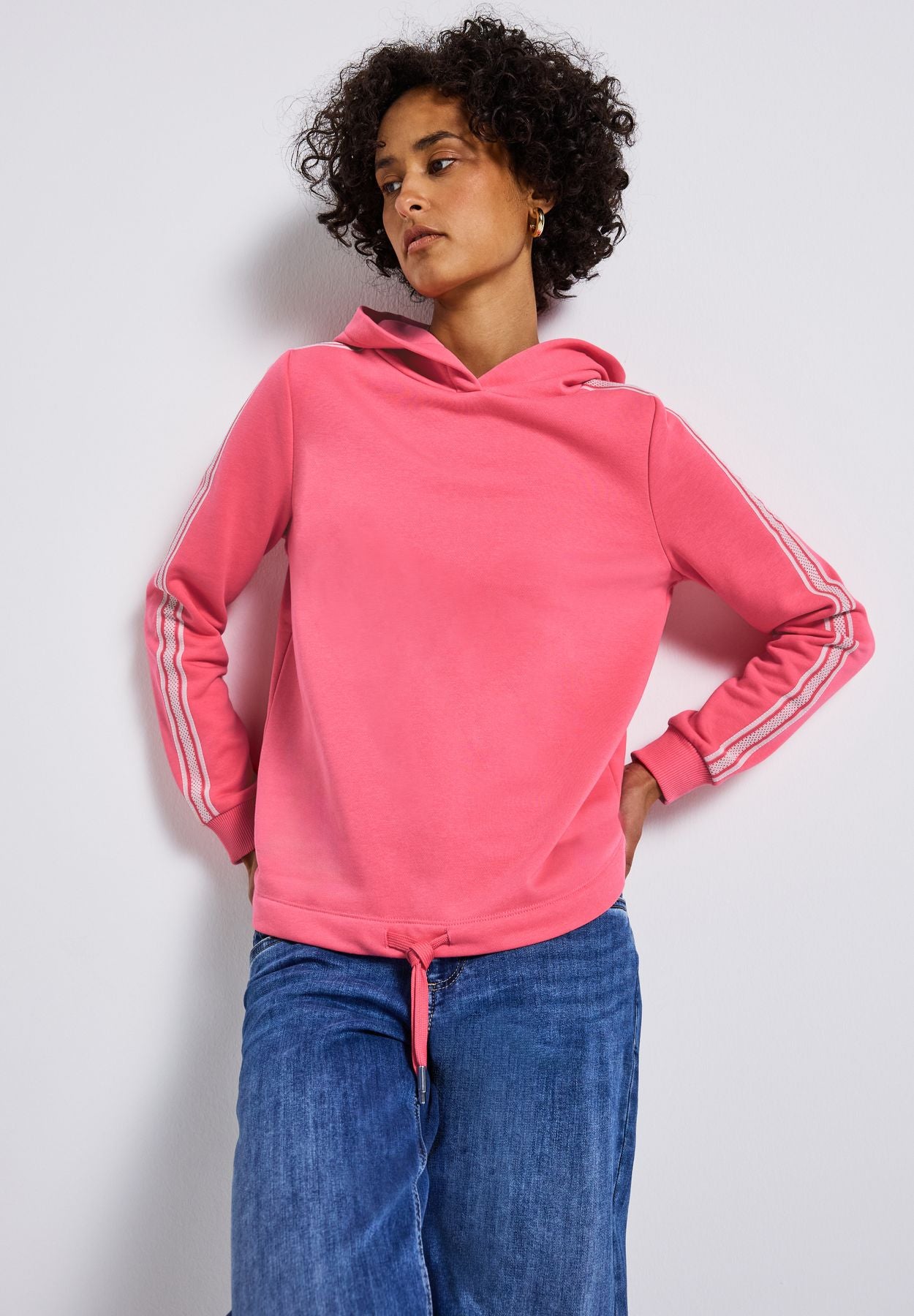 Hoodie mit Gallonstreifen