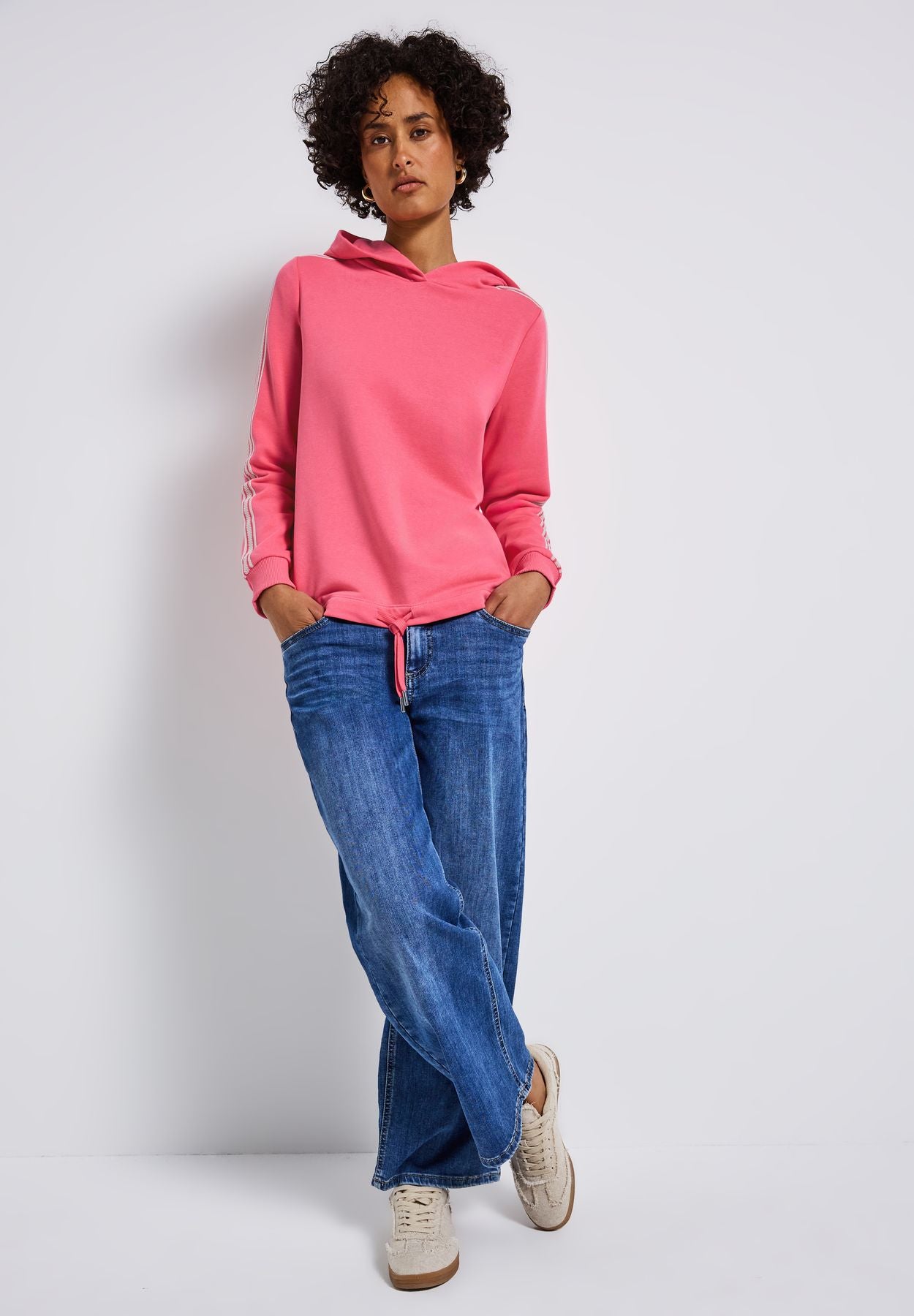 Hoodie mit Gallonstreifen