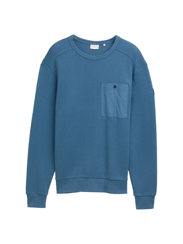 Sweatshirt mit Brusttasche