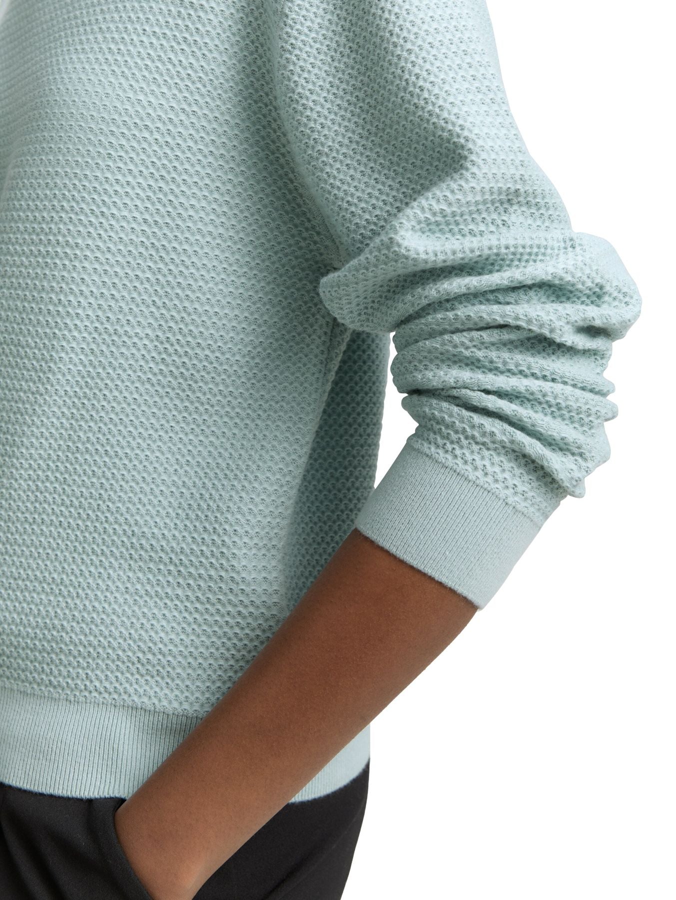 Strickpullover mit Rundhalsausschnitt