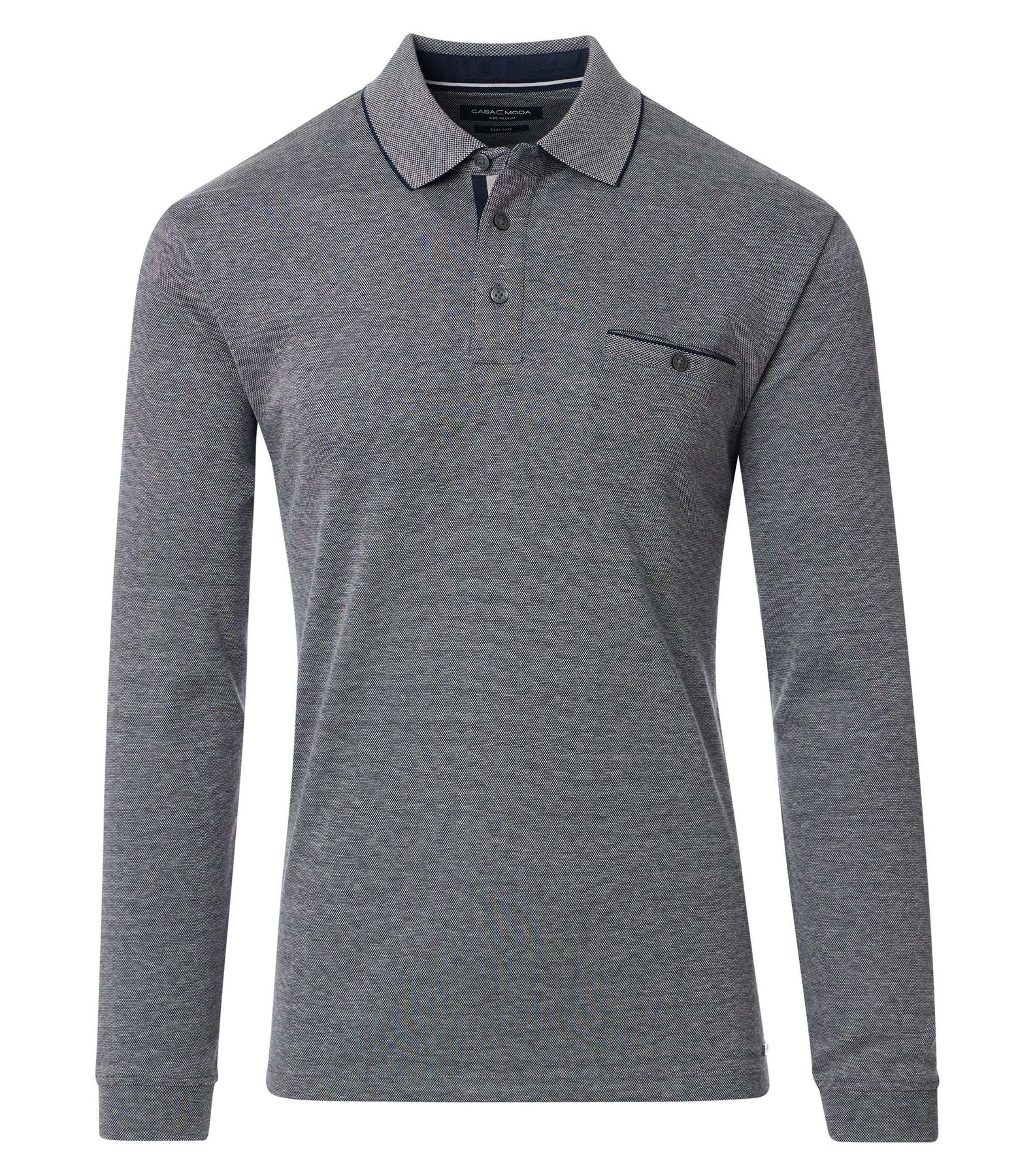 Polo-Shirt Langarm