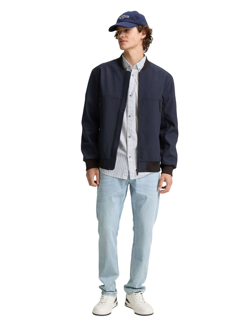 Softshell Jacke im Bomber-Style