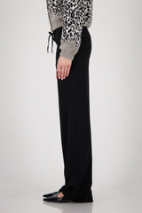 Elastische Wide-Leg-Hose