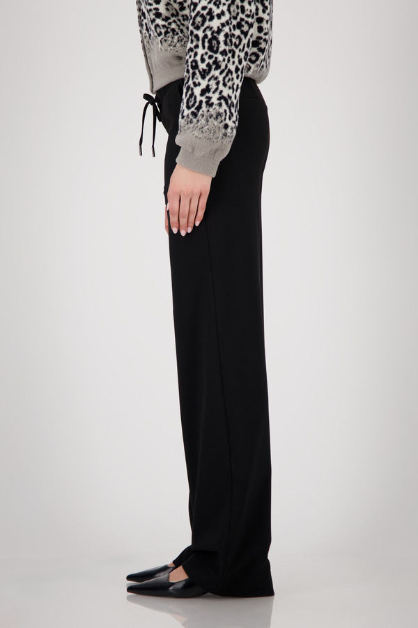 Elastische Wide-Leg-Hose