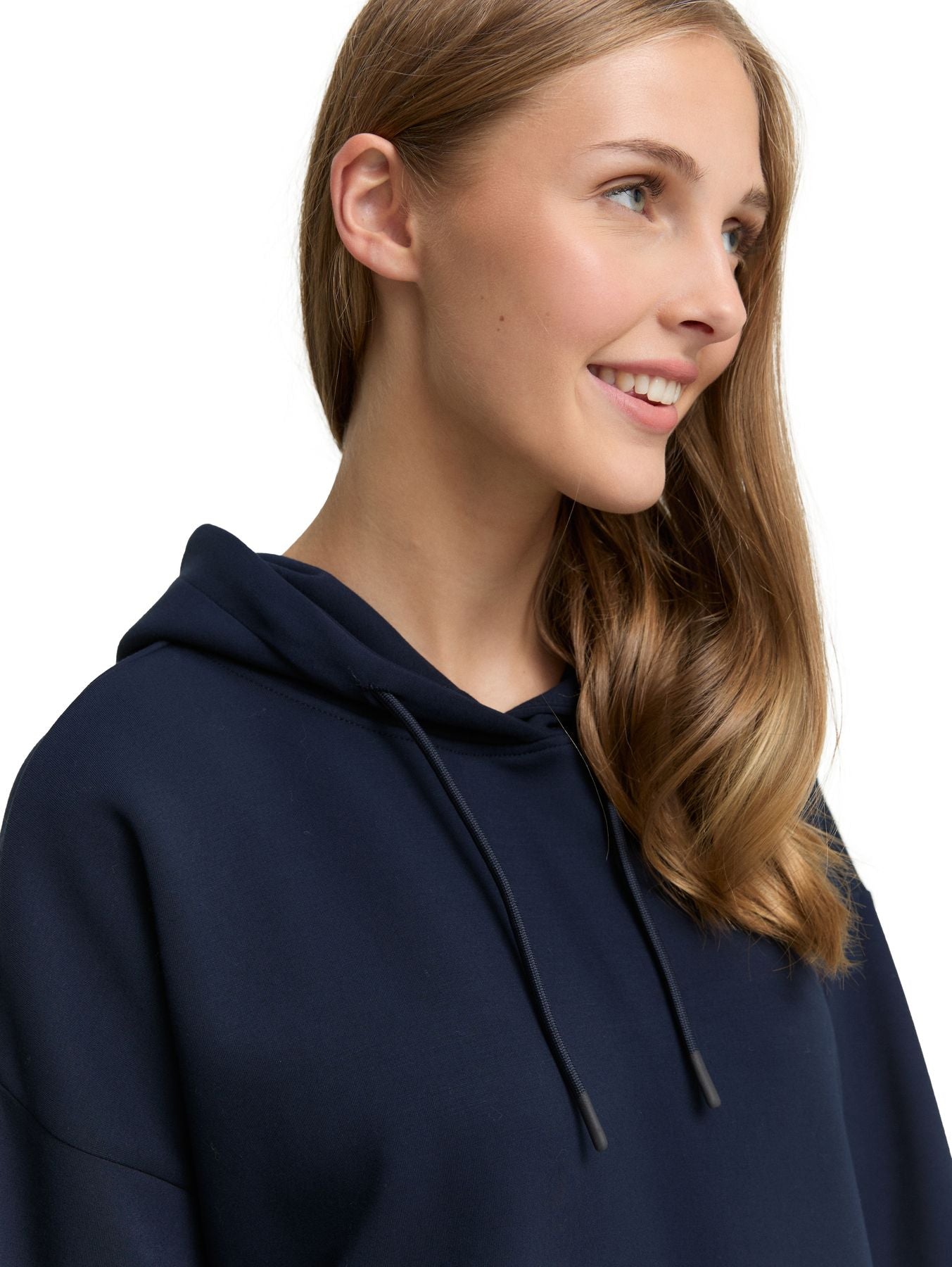 Loose Fit Scuba Hoodie Sweatshirt