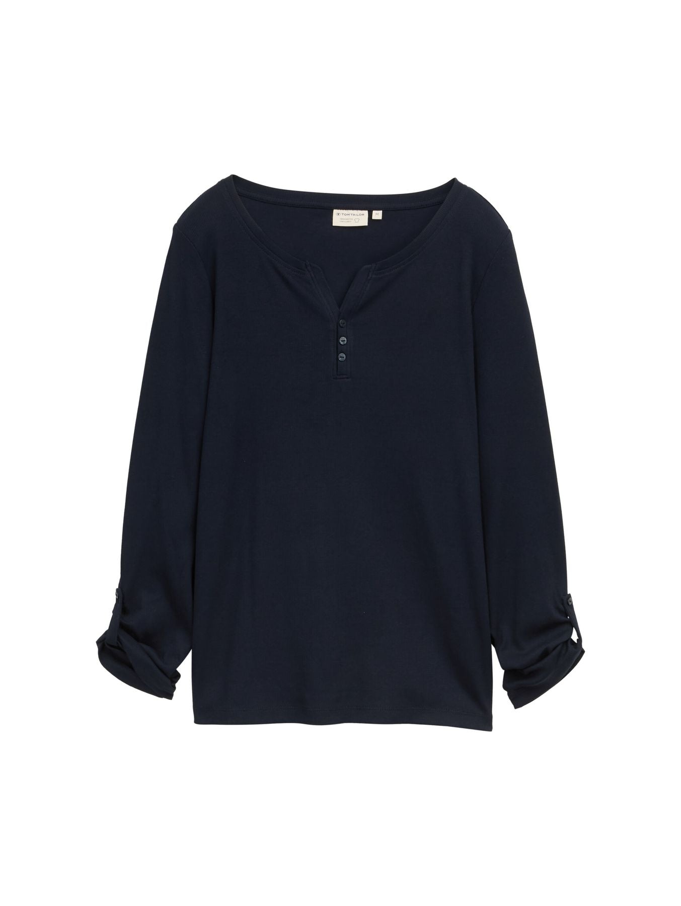 T-shirt stripe henley