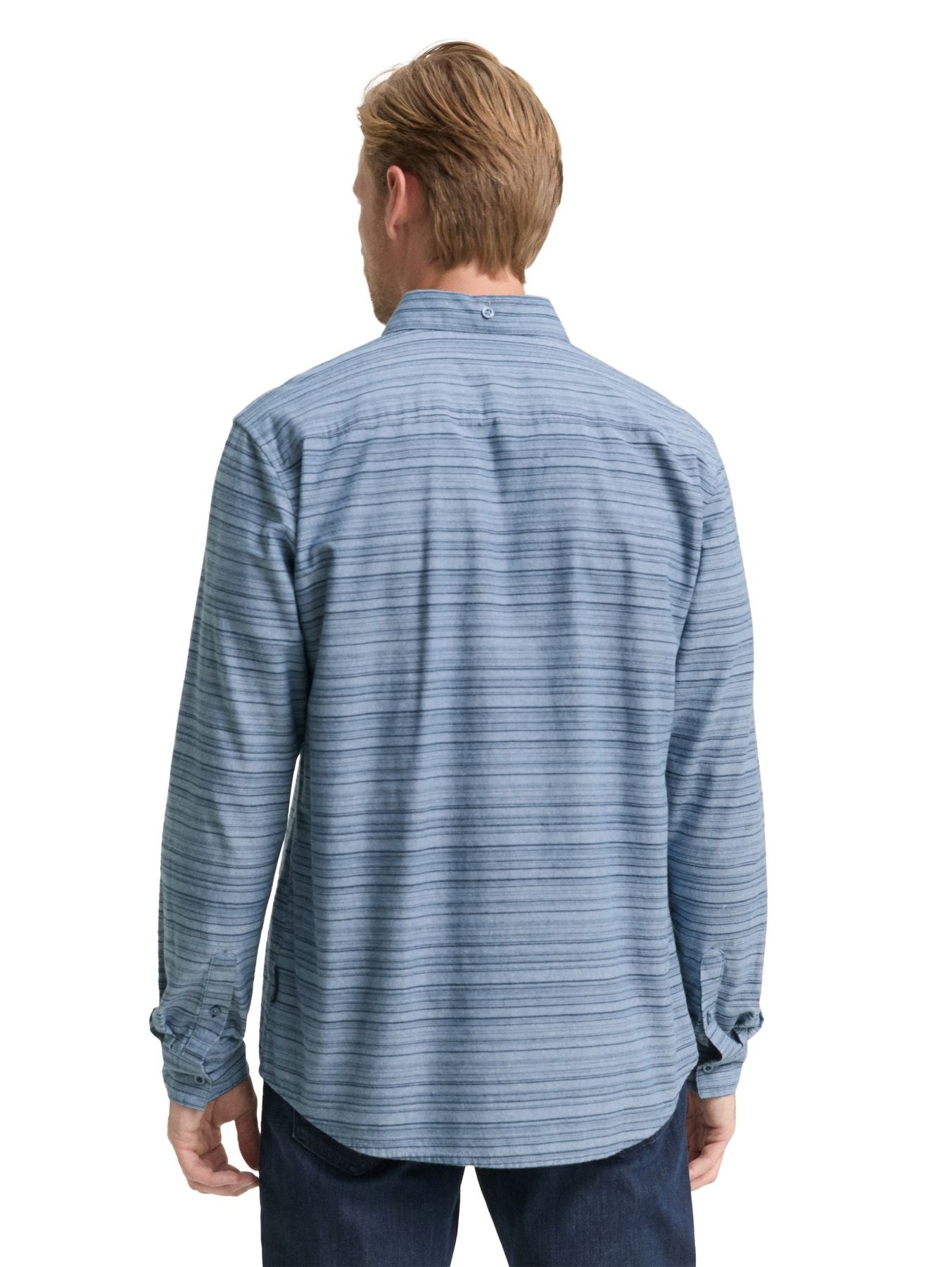 Regular Fit Hemd mit Streifenmuster