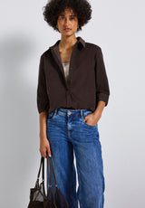 Cord Hemdbluse