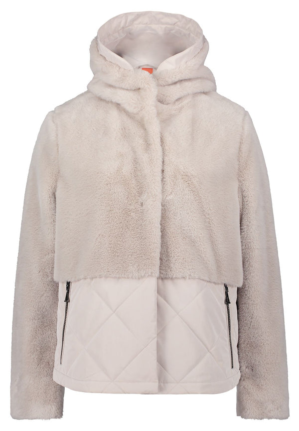 Plüschjacke