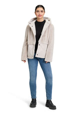 Plüschjacke