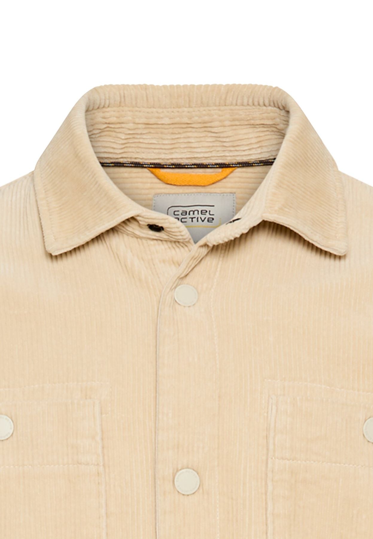 Cord Overshirt mit Druckknöpfen