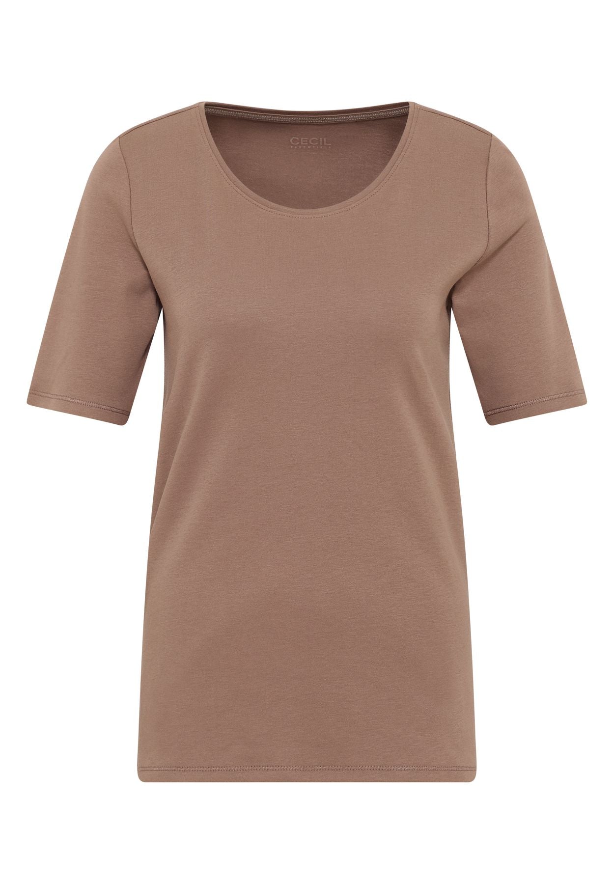 T-Shirt in Unifarbe
