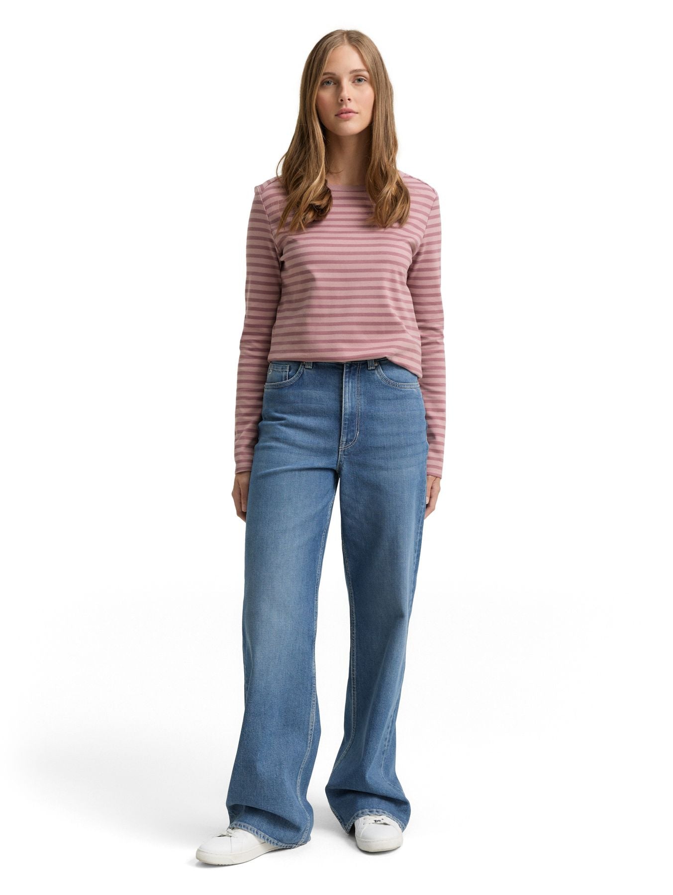 Langarmshirt mit Streifenmuster