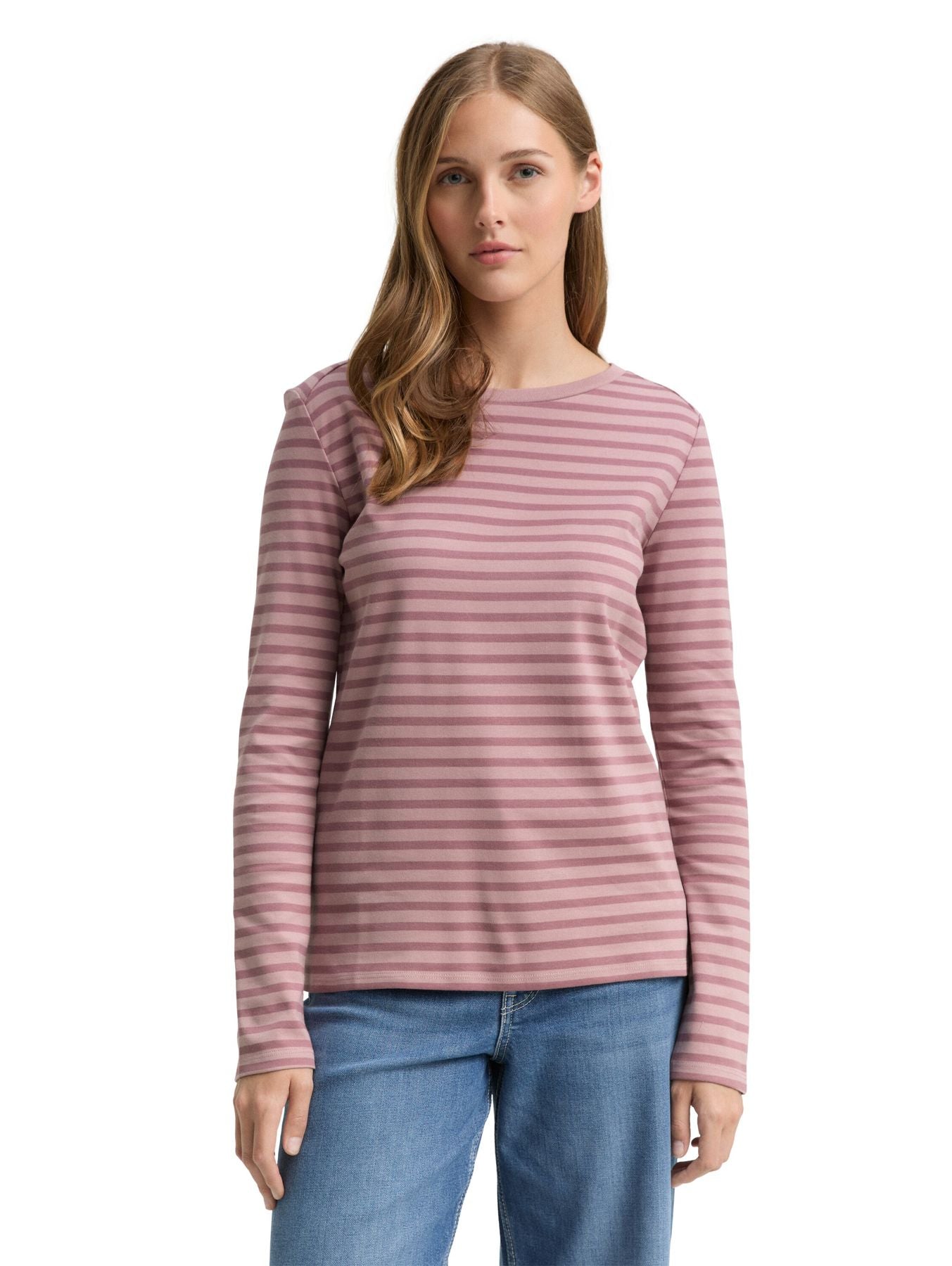 Langarmshirt mit Streifenmuster