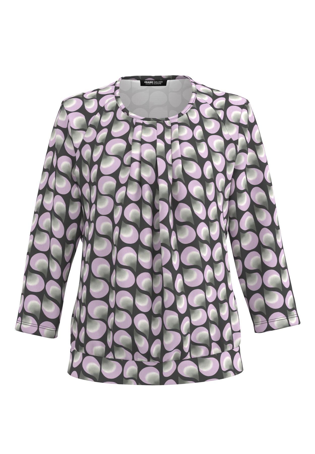 Blusenshirt NOS mit aparter Faltenpartie