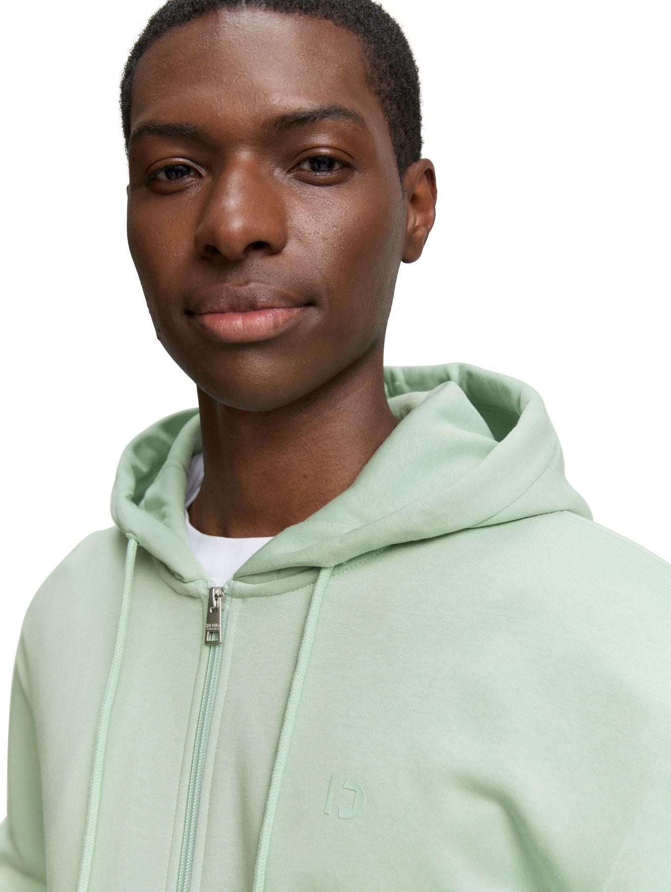 Hoodie Sweatjacke mit Logo-Print