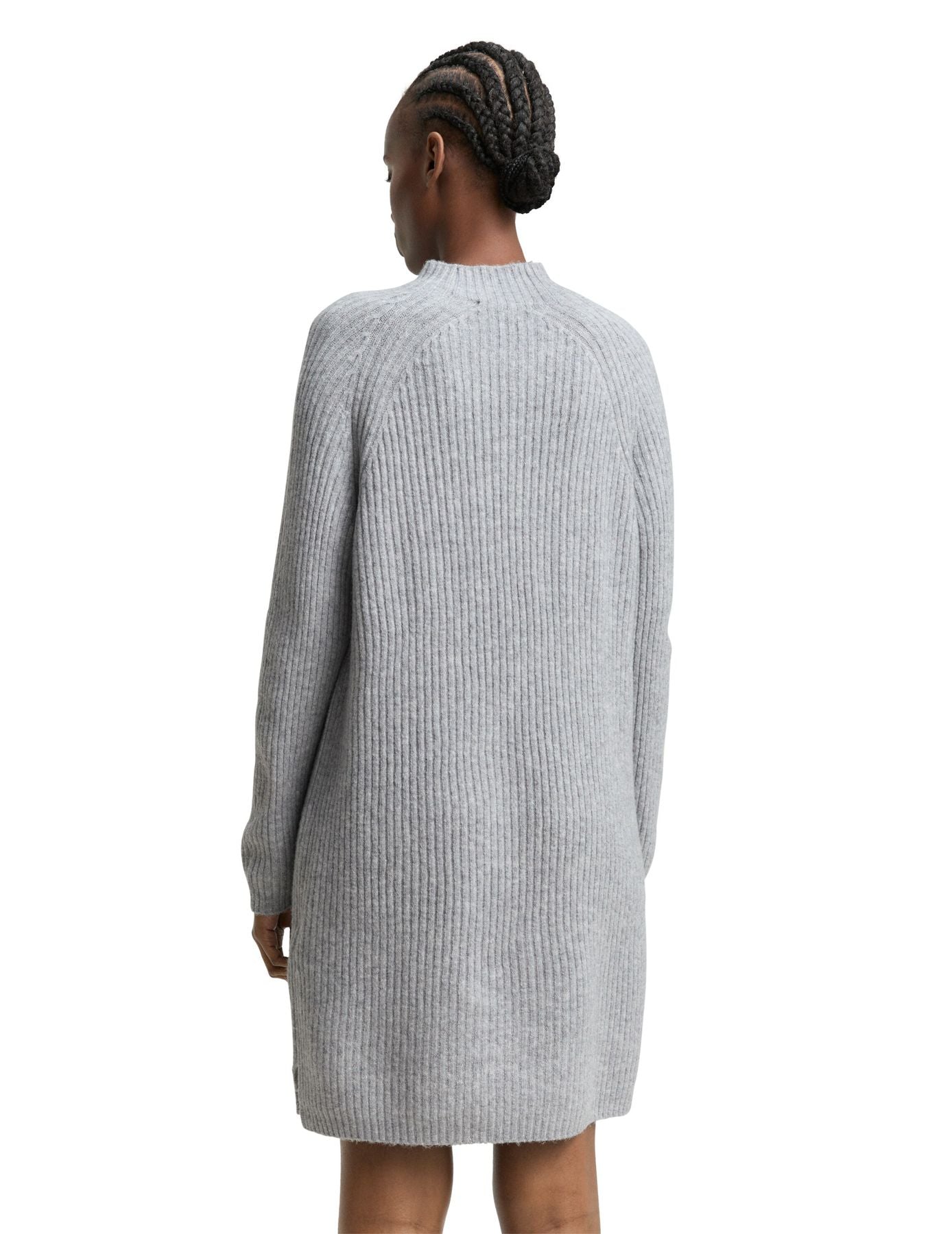 Strickkleid mit Stehkragen