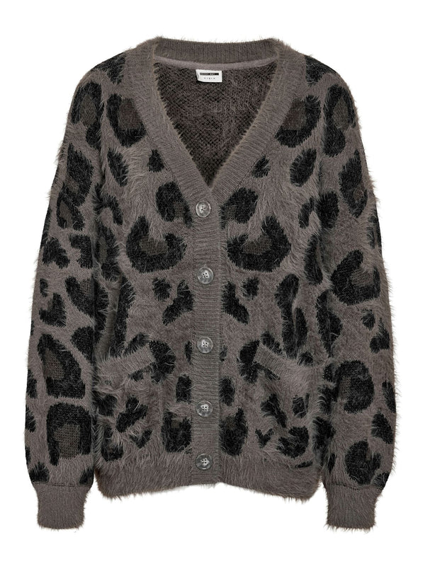 NMFLYNN L/S V-NECK KNIT CARDIGAN NOOS