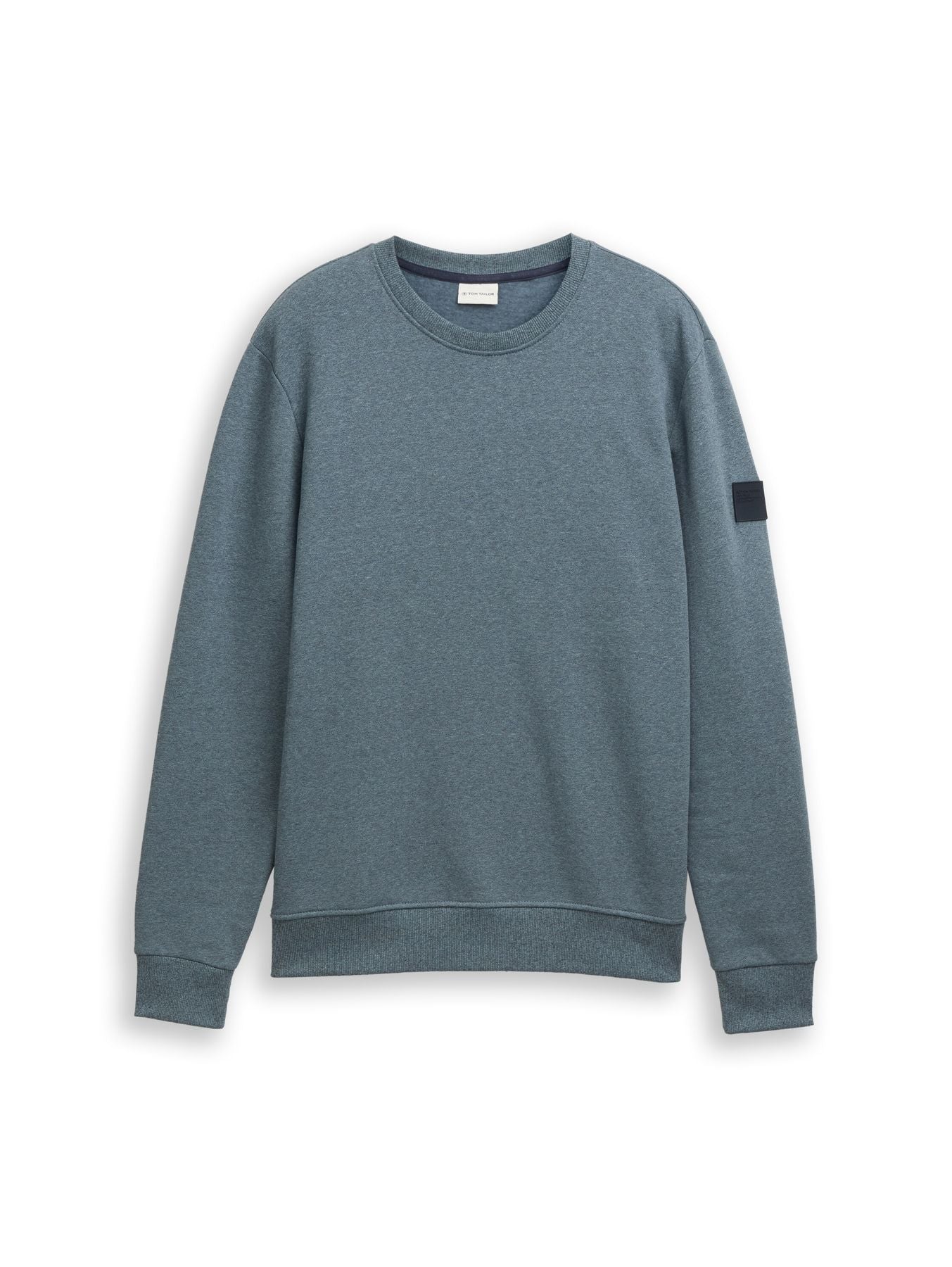 Sweatshirt in Melange-Optik