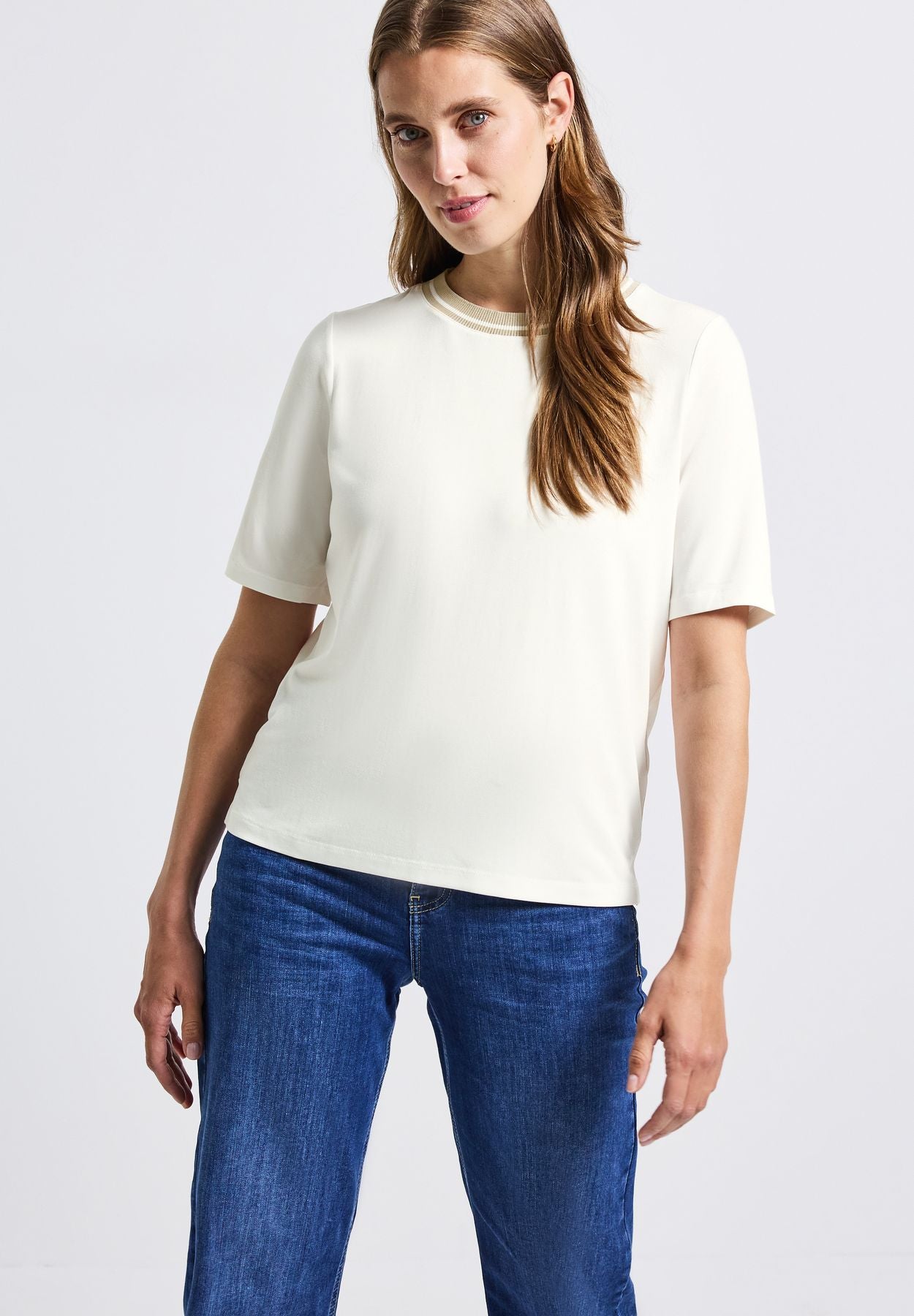 Shirt mit Rippdetail