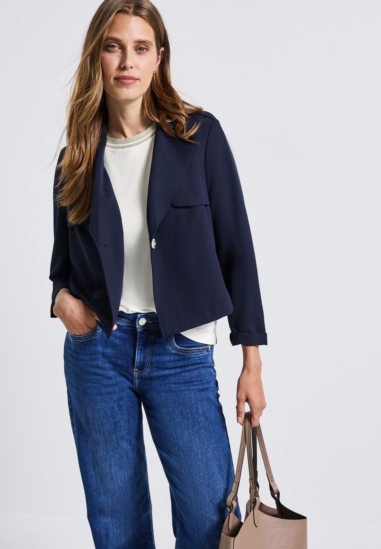 Shirt mit Rippdetail