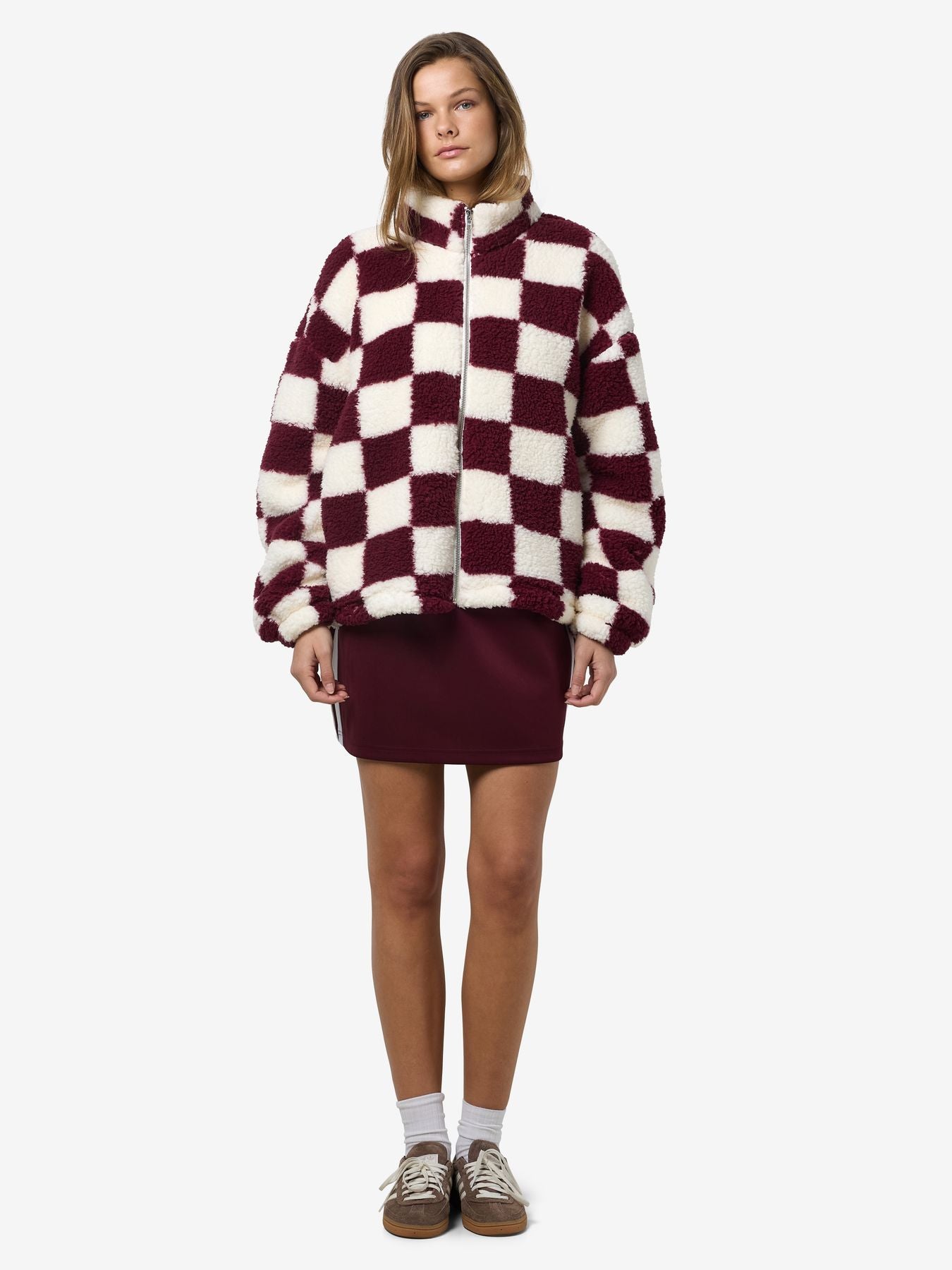 NMLUCA L/S CHECK SOFT FLEECE JRS