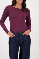 Basic-Langarmshirt