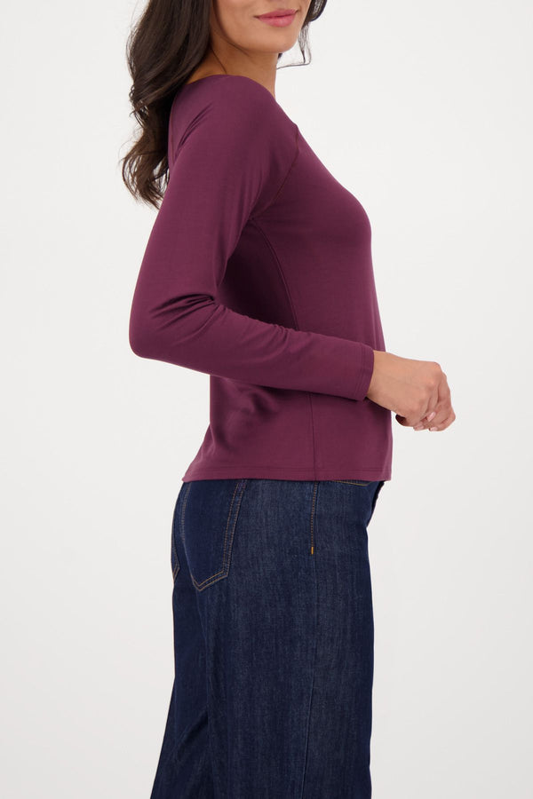 Basic-Langarmshirt