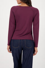 Basic-Langarmshirt