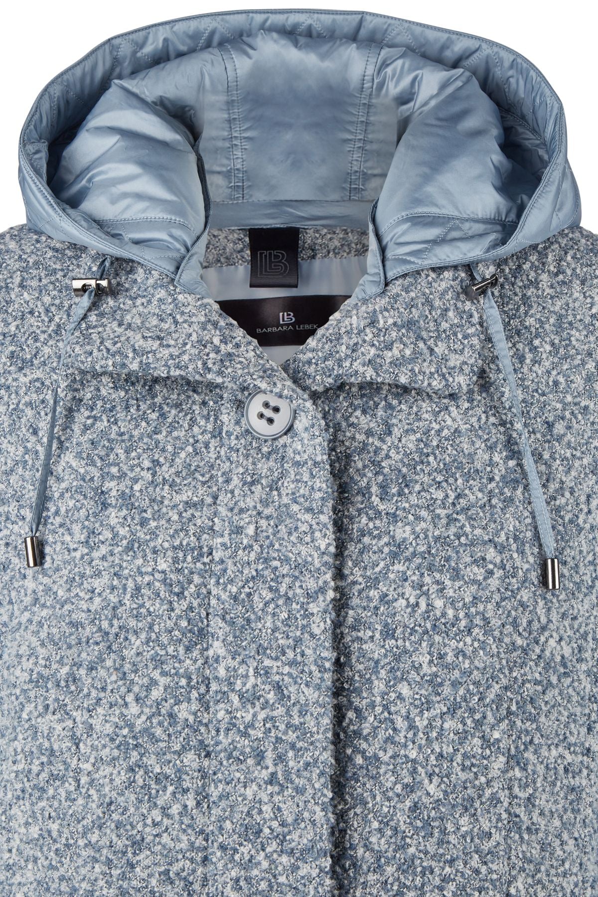 Wolljacke mit Kapuze