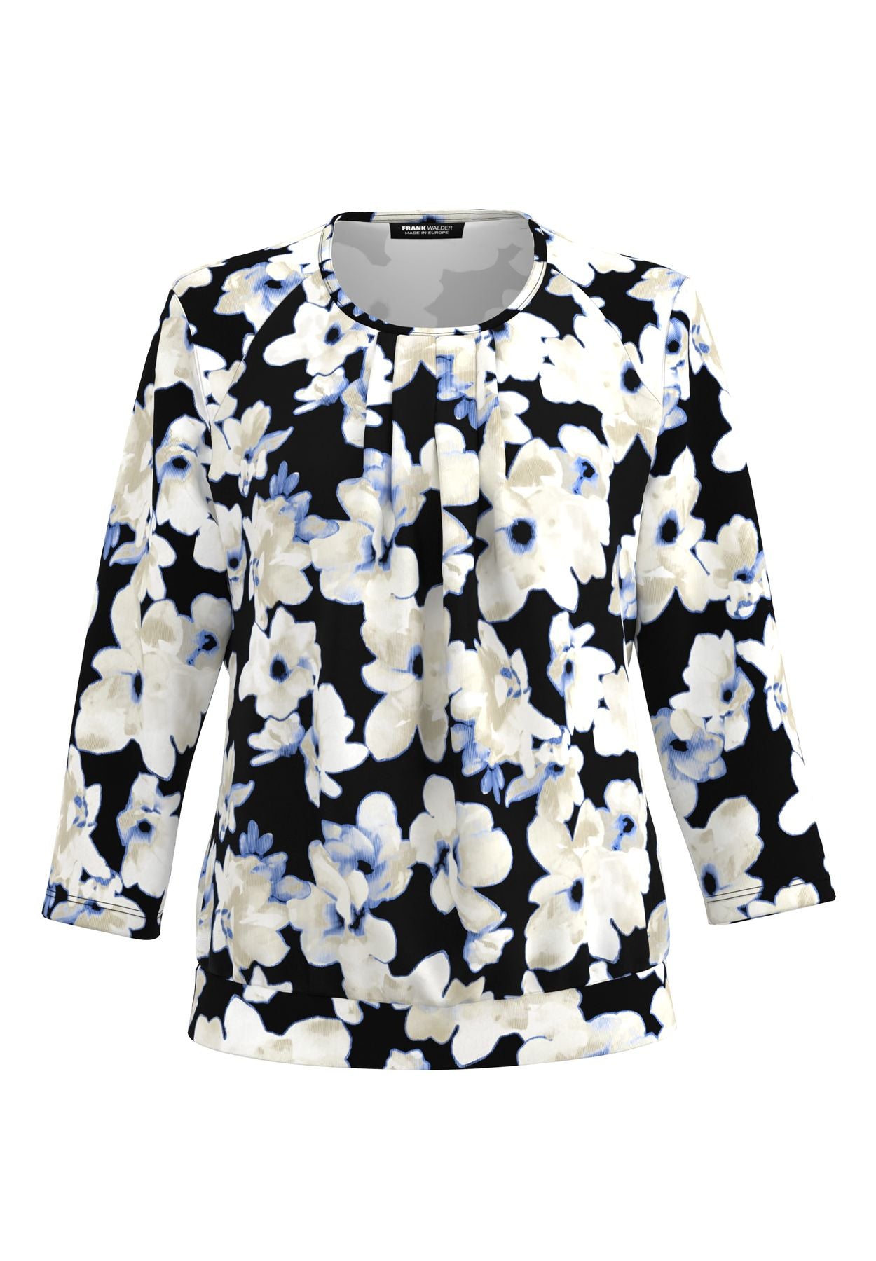 Blusenshirt NOS mit aparter Faltenpartie