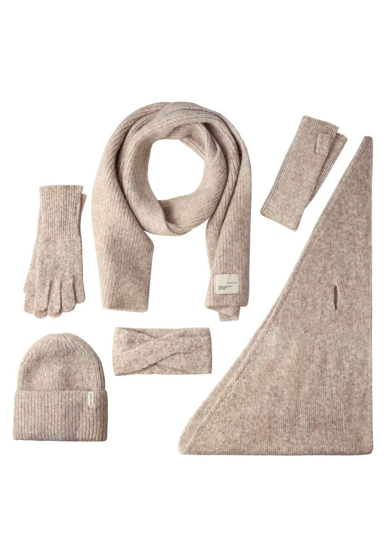 Strickmütze mit Woll-Anteil