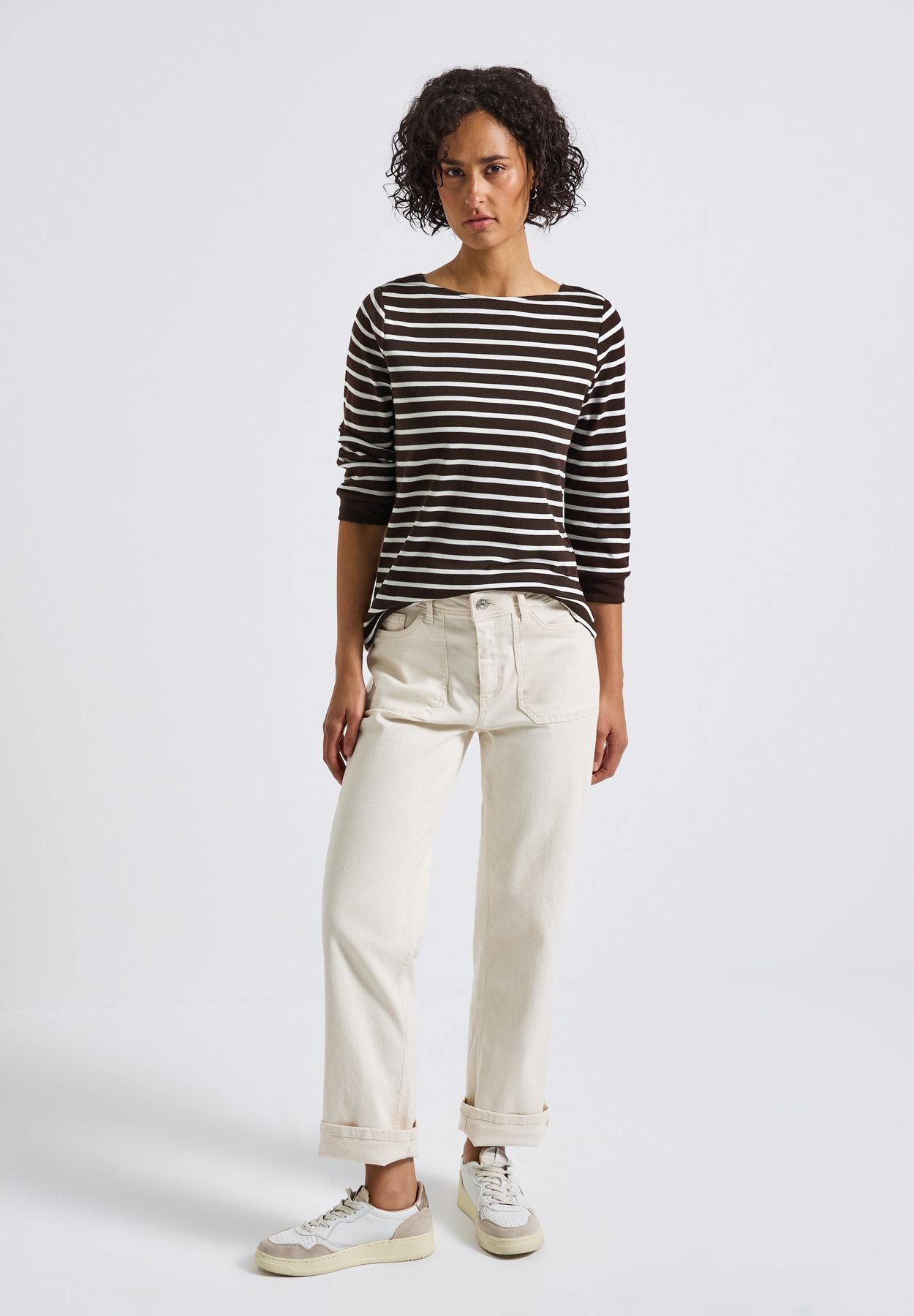 Gestreiftes Basic Shirt