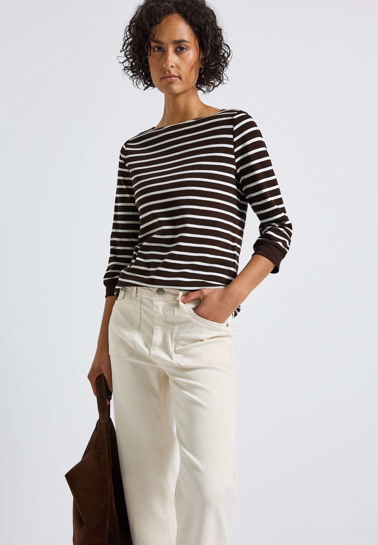 Gestreiftes Basic Shirt