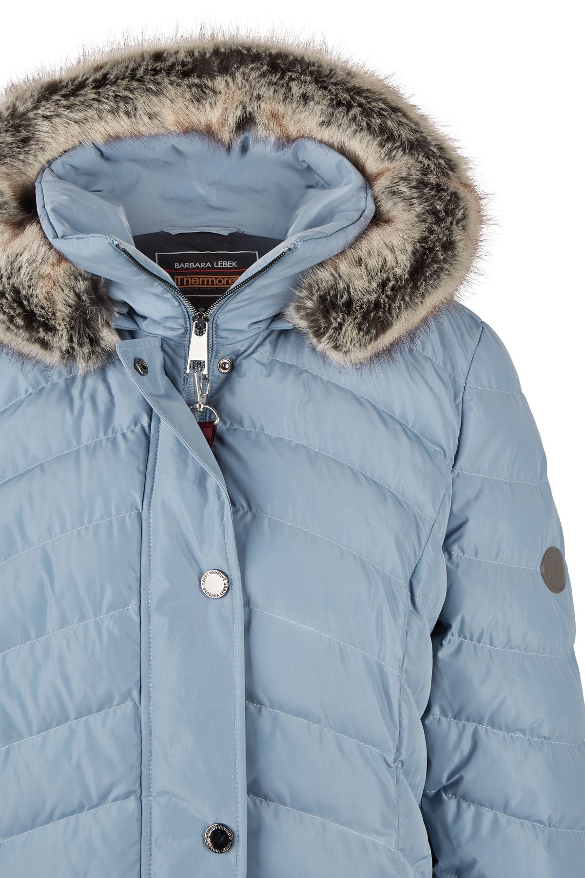 Jacke Thermore mit Kapuze und Webpelz