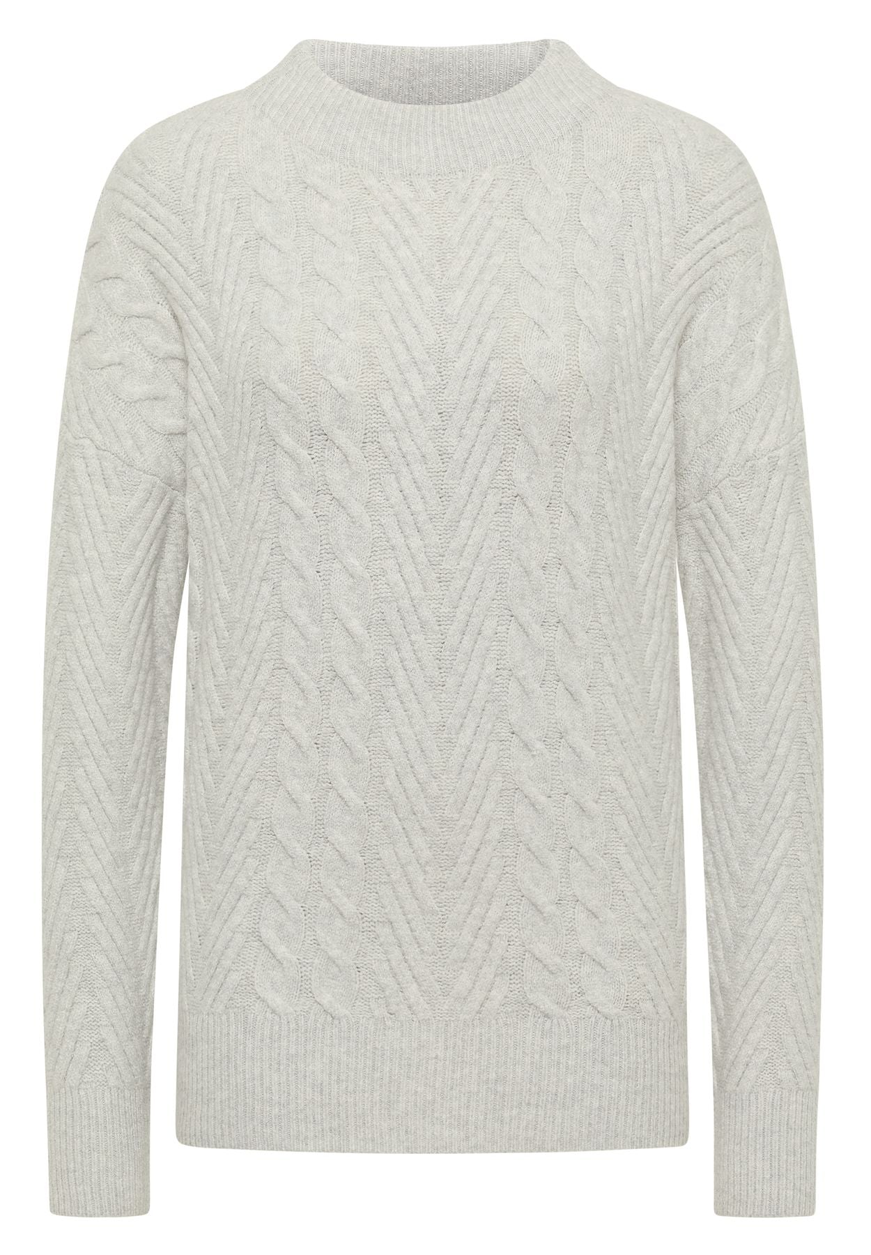 Pullover mit Zopfmuster