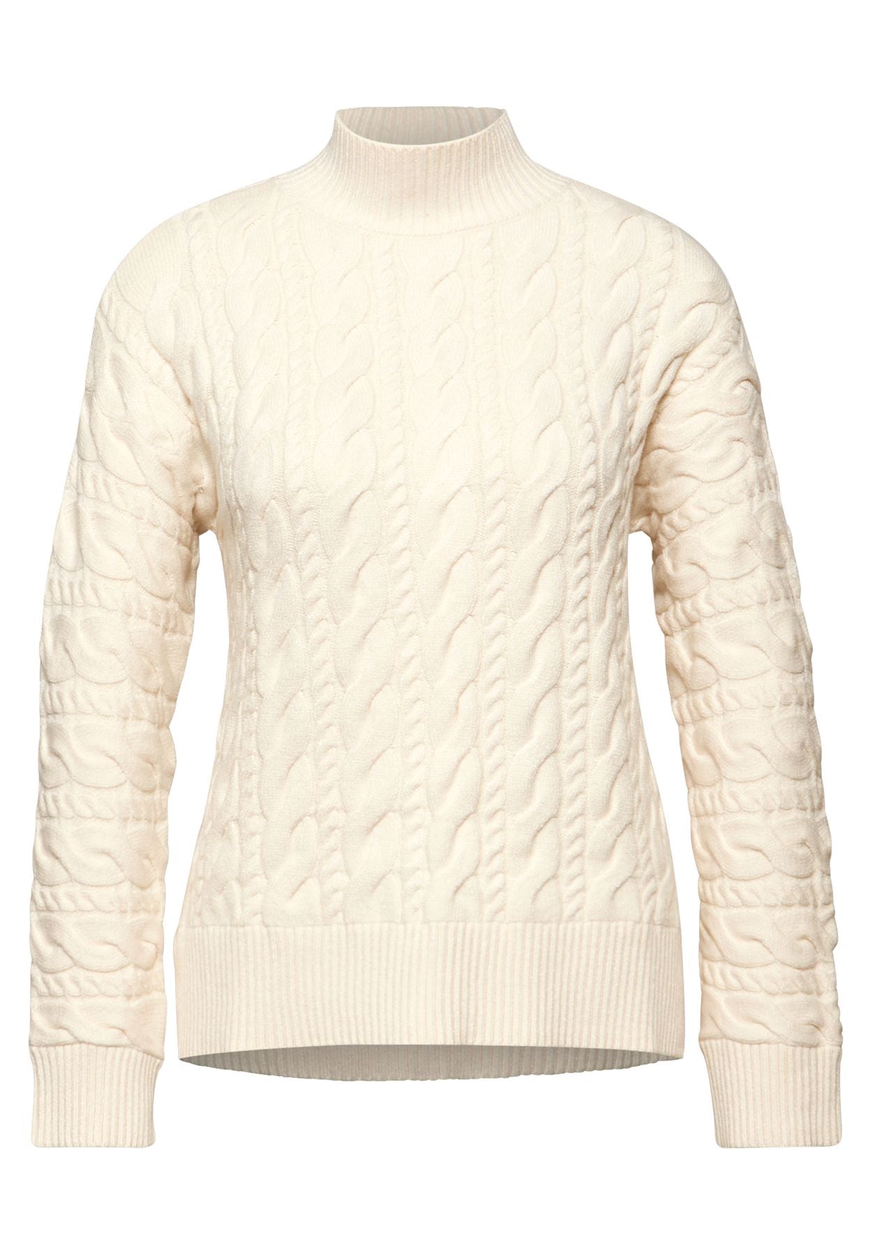 Pullover mit Zopfmuster